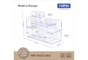 ROTHO LOFT Vorratsdosen-Set 19-tlg. Transparent Luftdicht Stapelbar Bild 4