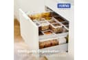 ROTHO LOFT Vorratsdosen-Set 24-tlg. Transparent Weiß Stapelbar Bild 1