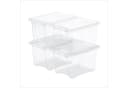 ROTHO CORE BASIC Aufbewahrungsbox 15L 4er-Set Transparent Stapelbar Bild 2