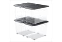 ROTHO CORE Plus Aufbewahrungsbox 4er-Set 65L mit Rollen Bild 2