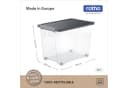 ROTHO CORE Plus Aufbewahrungsbox 4er-Set 65L mit Rollen Bild 3