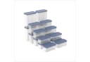 ROTHO Frischhaltedosen Set 18-teilig DOMINO luftdicht Kunststoff blau Bild 2
