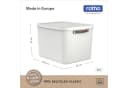 ROTHO Aufbewahrungsbox 2er-Set Weiß 55L Stapelbar Bild 4