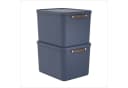 ROTHO Aufbewahrungsbox 55L - 2er Set Kunststoff Ordnungsbox Bild 2