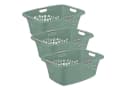 ROTHO Wäschekorb Flowers 3er-Set 50l Kunststoff PP BPA-frei Bild 2