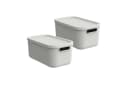 ROTHO Aufbewahrungsbox Albula Light 2er-Set 12l Kunststoff Bild 2