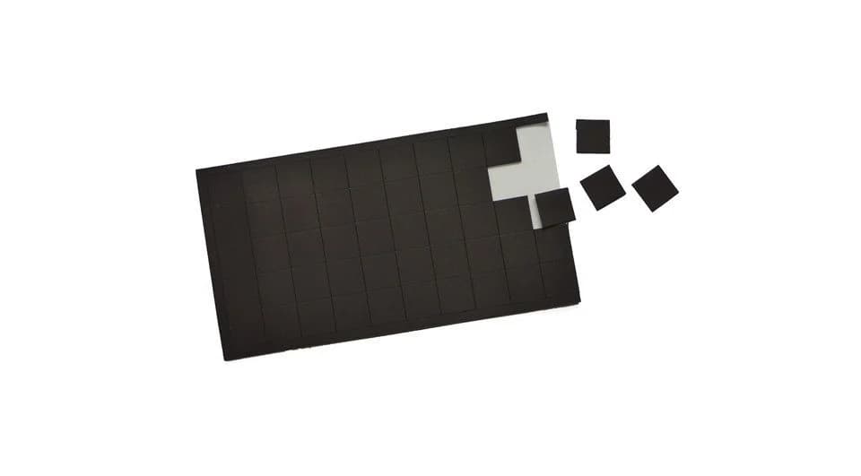 Glorex Magnet-Plättchen 50 Stück Selbstklebend