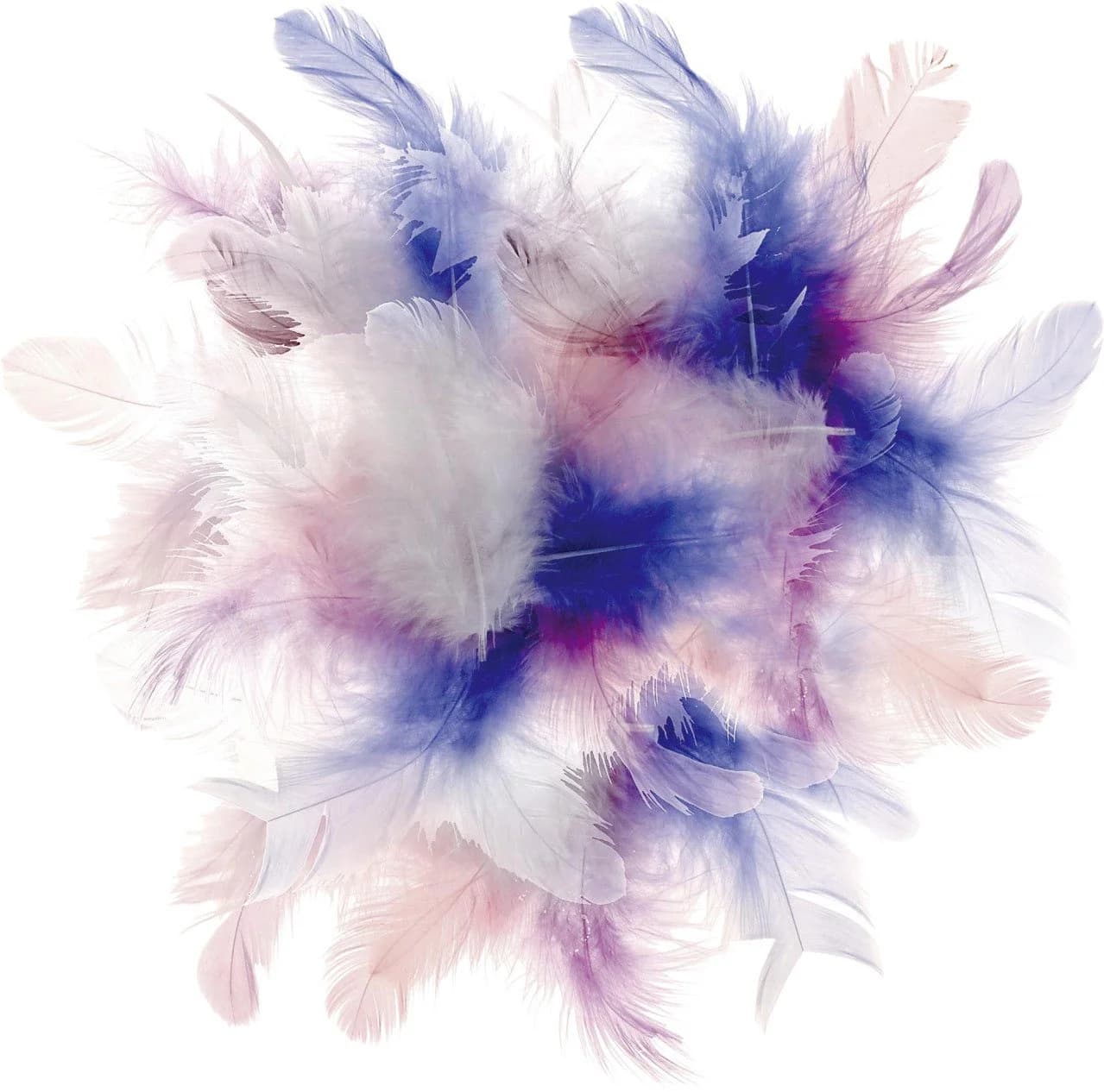 Glorex Deco-Federn Pastell Mix ca. 30 Stück - Bild 2