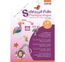 Glorex Schrumpffolie A4 transparent 5 Bogen Bastelzubehör Bild 1
