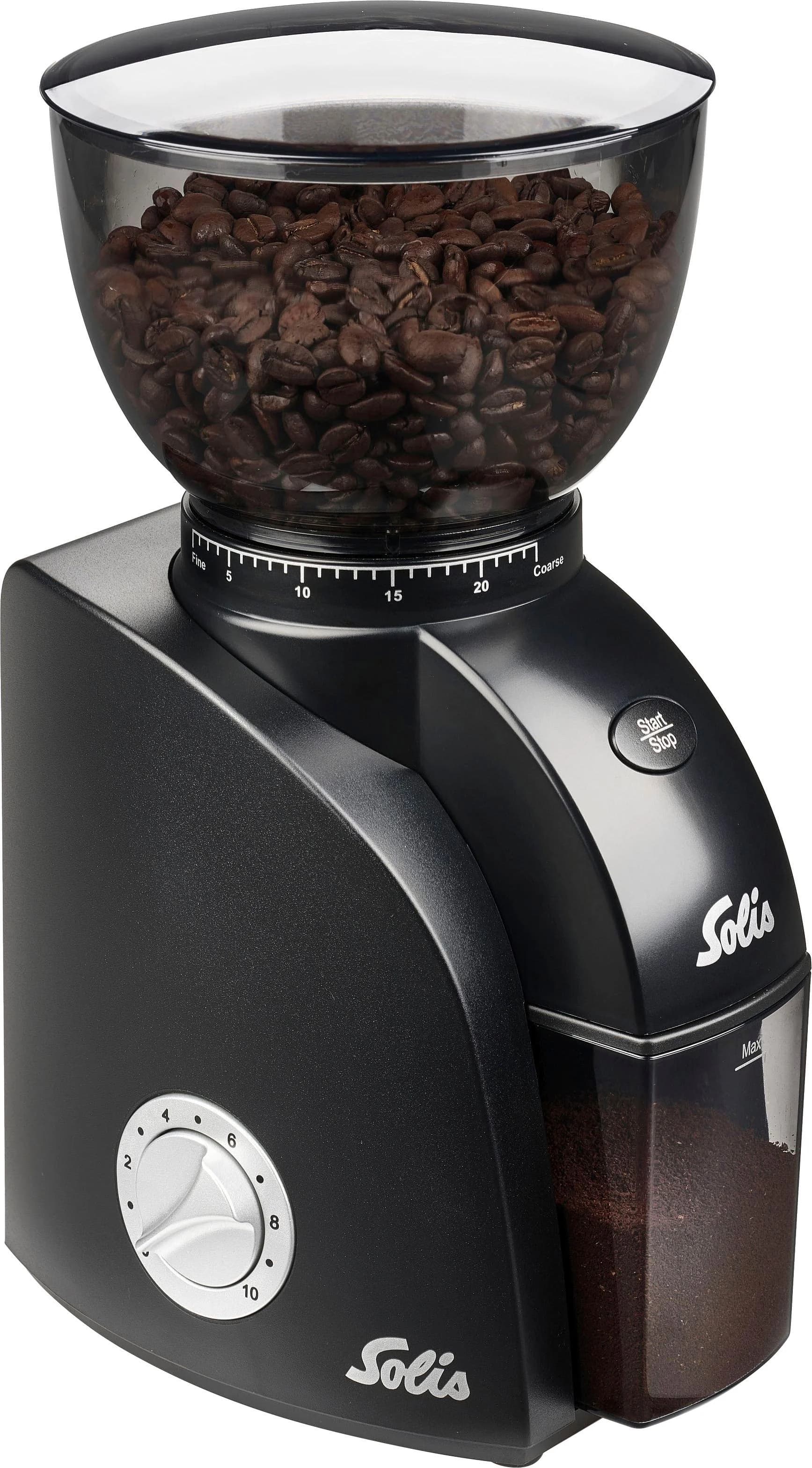 Solis Scala Zero Static Kaffeemühle Schwarz Kegelmahlwerk - Bild 2