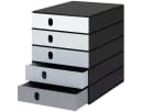 STYRO Organizer Schubladenbox 5-fach grau/schwarz Bild 1