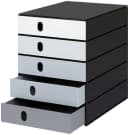 STYRO Organizer Schubladenbox 5-fach grau/schwarz Bild 2