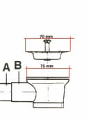 FRANKE Ablaufgarnitur Stopfenventil für EUROSTAR Einbauspüle ETN 614 Bild 3