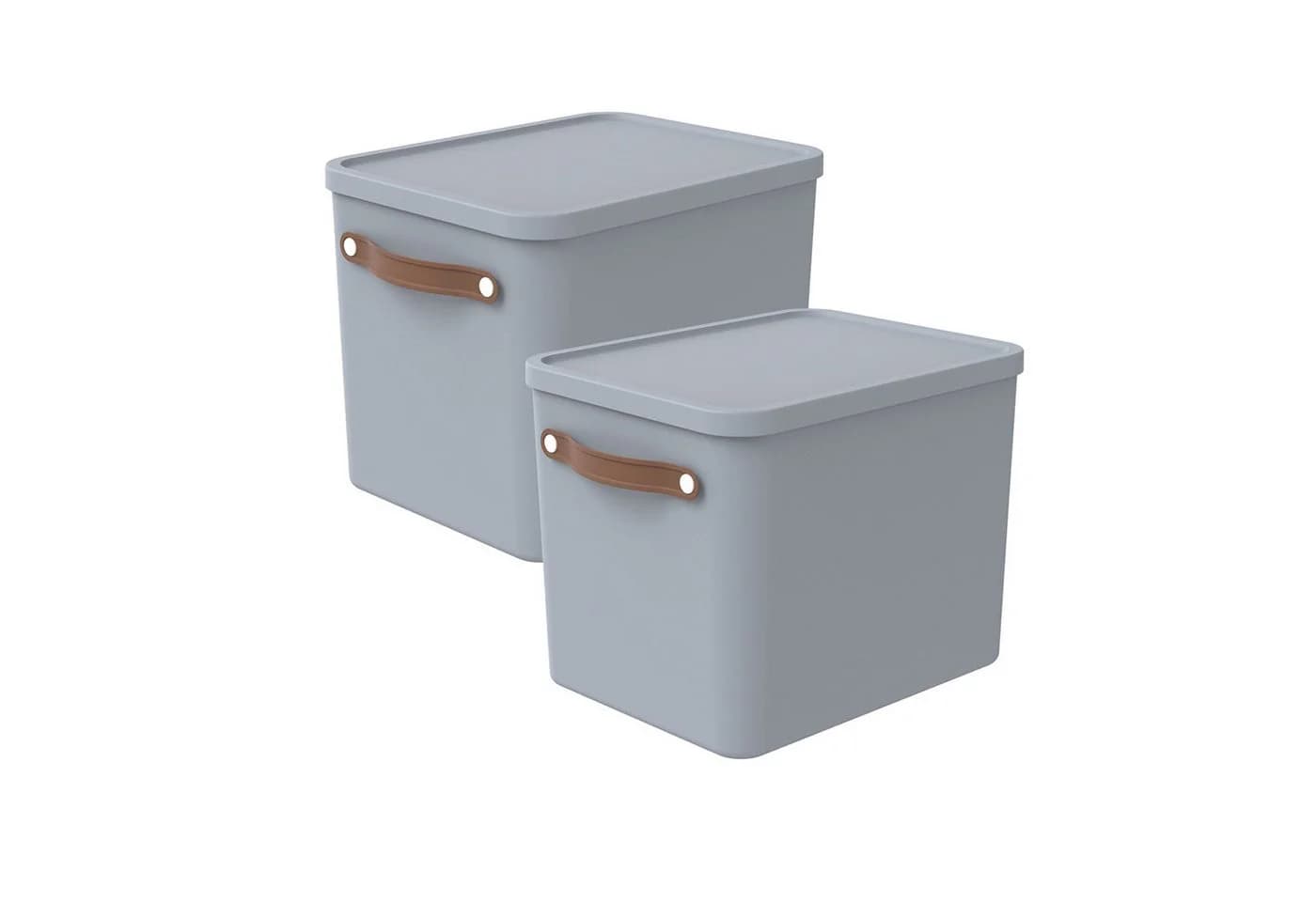 ROTHO Aufbewahrungsbox 2er-Set 27 Liter - Bild 2
