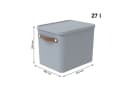 ROTHO Aufbewahrungsbox 2er-Set 27 Liter Bild 3