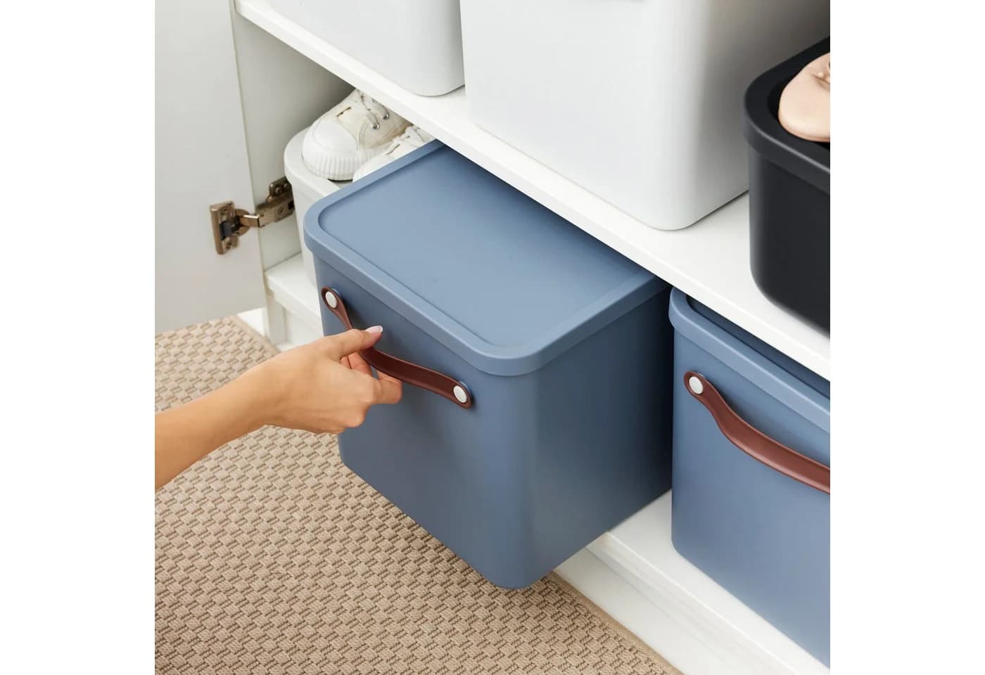 ROTHO Aufbewahrungsbox 2er-Set 27 Liter - Bild 5
