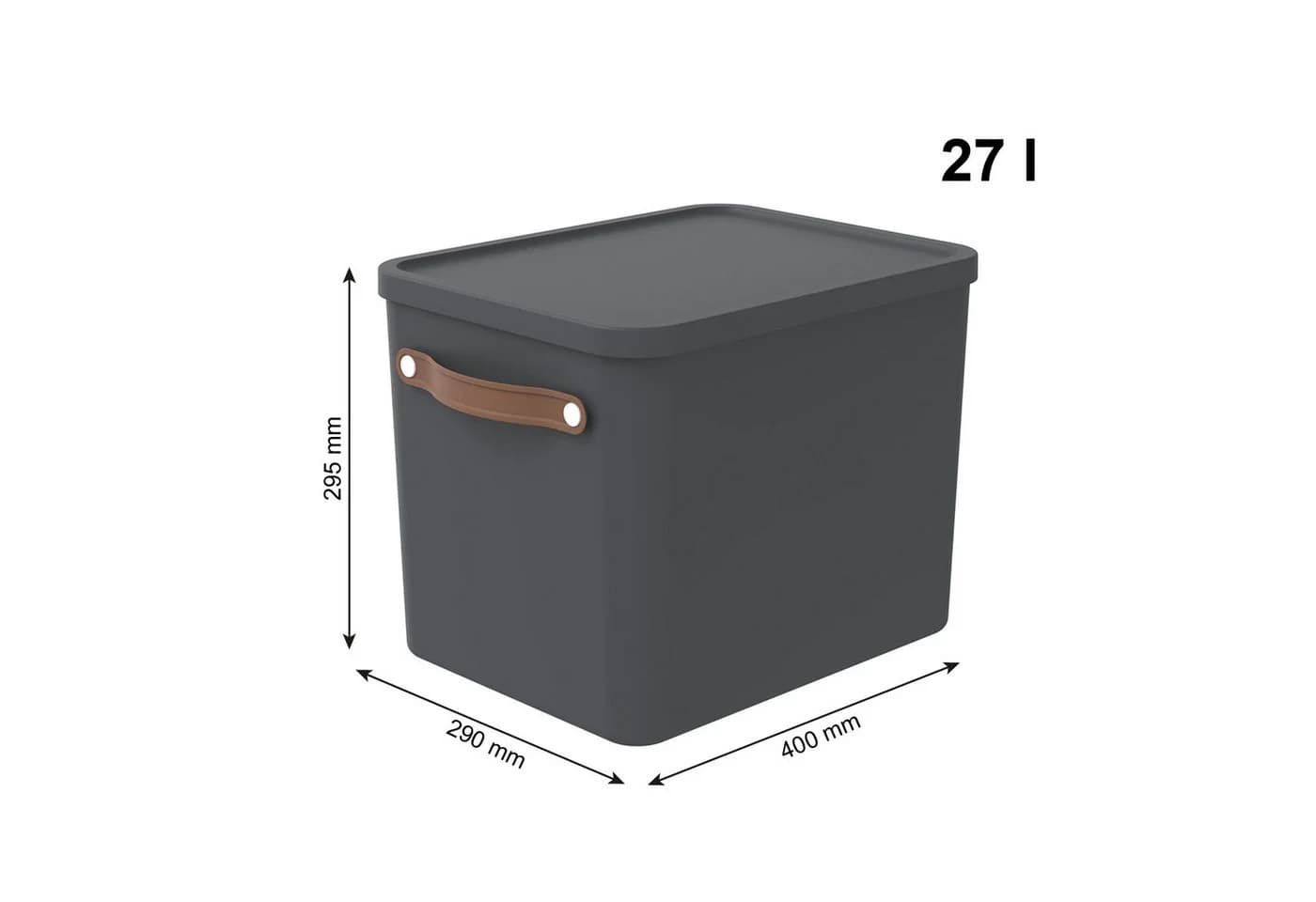 ROTHO Aufbewahrungsbox 27 Liter MALOJA - Bild 3