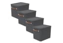 ROTHO Aufbewahrungsbox (Aufbewahrungsset, 4er-Set) 27 Liter Bild 2