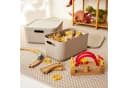 ROTHO Stapelbox 4er-Set Braun Kunststoff Aufbewahrungsbox Bild 5