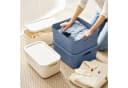 ROTHO Aufbewahrungsbox Albula Light 20l 2er-Set Blau Kunststoff Bild 3