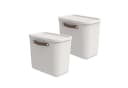 ROTHO Aufbewahrungsbox 2er-Set Maloja 25l Weiß Kunststoff Bild 2