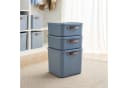 ROTHO Aufbewahrungsbox 2er-Set Maloja 20l Blau mit Deckel Bild 1