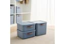 ROTHO Aufbewahrungsbox 2er-Set Maloja 20l Blau mit Deckel Bild 5