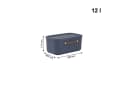 ROTHO Stapelbox 2er-Set Maloja 12l Aufbewahrungsbox Blau Bild 3