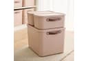 ROTHO Stapelbox 2er-Set Maloja 12l Rosa Aufbewahrungsbox Bild 4