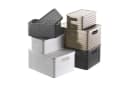 ROTHO Aufbewahrungsbox 3er-Set Country Weiß Rattan-Optik Bild 4