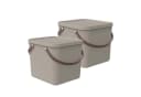ROTHO Aufbewahrungsbox Albula 2er-Set Braun S0X4E0FN Bild 2