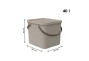 ROTHO Aufbewahrungsbox Albula 2er-Set Braun S0X4E0FN Bild 3