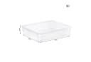 ROTHO Aufbewahrungsbox CLEAR 9l 6er-Set Transparent Stapelbar Bild 4