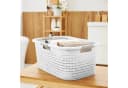 ROTHO Wäschekorb 3er-Set 40L COUNTRY Weiß Kunststoff Bild 1