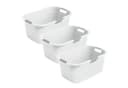 ROTHO Wäschekorb 3er-Set 40L COUNTRY Weiß Kunststoff Bild 2