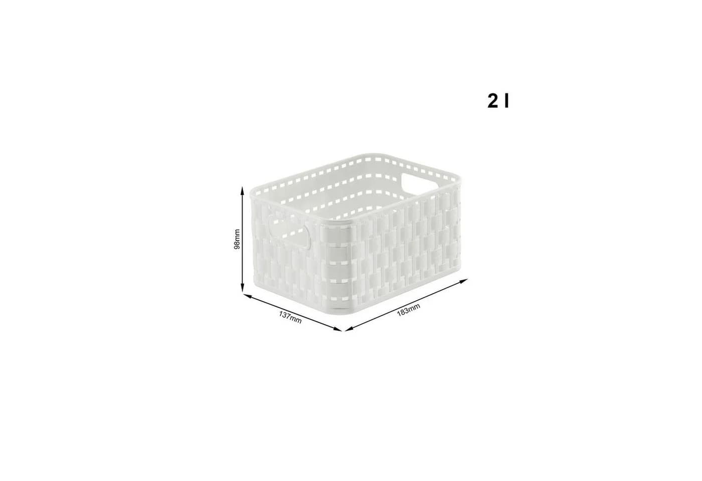 ROTHO Aufbewahrungsbox 3-teilig Rattan-Optik - Bild 4