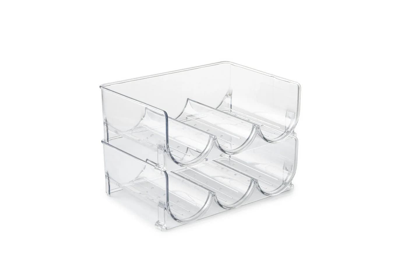 Betty Bossi Flaschenregal 2er Set Stapelbar Transparent - Bild 2