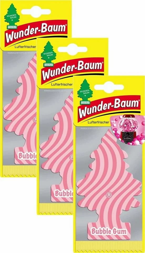 Wunder-Baum Dekohänger Bubble Gum 3er Duftbäumchen - Bild 2