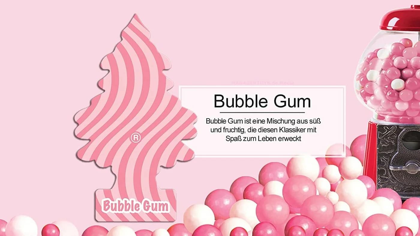 Wunder-Baum Dekohänger Bubble Gum 3er Duftbäumchen - Bild 3