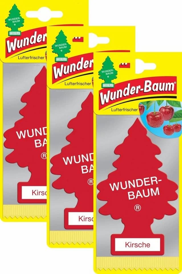 Wunder-Baum Luftreiniger Kirsche 3er Set Lufterfrischer - Bild 2