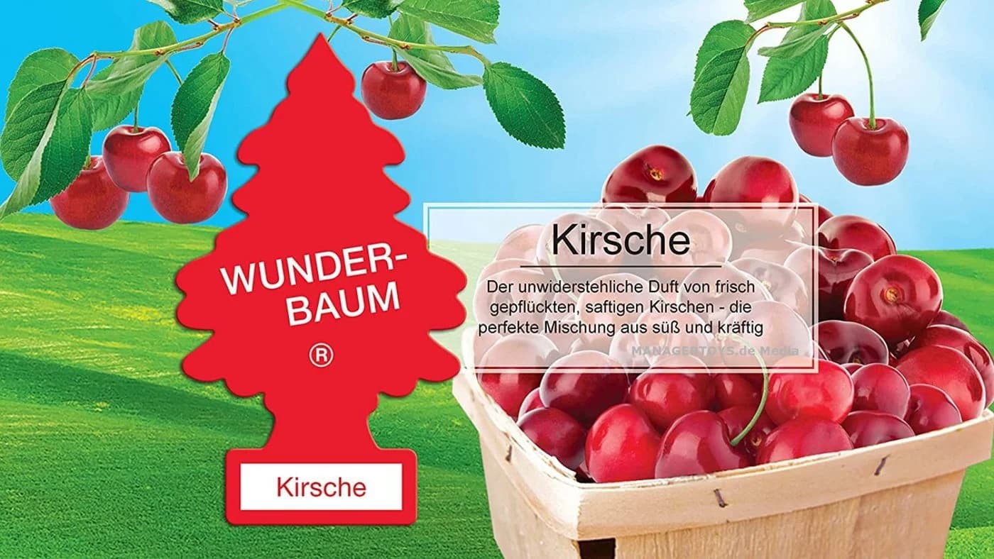 Wunder-Baum Luftreiniger Kirsche 3er Set Lufterfrischer - Bild 3