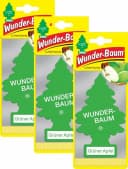 Wunder-Baum Luftreiniger Apfel 3er Set Duftbäumchen Lufterfrischer Grün Bild 2
