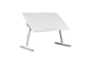 Rutaqian Laptoptisch Weiß Einstellbar Mit USB-Lüfter Bild 2