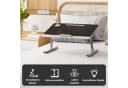 Rutaqian Laptoptisch Weiß Einstellbar Mit USB-Lüfter Bild 3