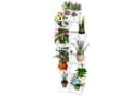 Rutaqian Blumenständer 8-stufig Metall Modern Weiß Bild 5