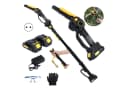 Rutaqian Akku-Hochentaster 2-in-1 mit 2x 21V Akku & Teleskopstange Bild 2