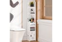 Rutaqian Schmaler Hochschrank für Badezimmer Modern Bild 4