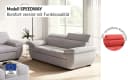 COTTA 2-Sitzer Sofa Speedway mit Kopfteilverstellung Bild 1