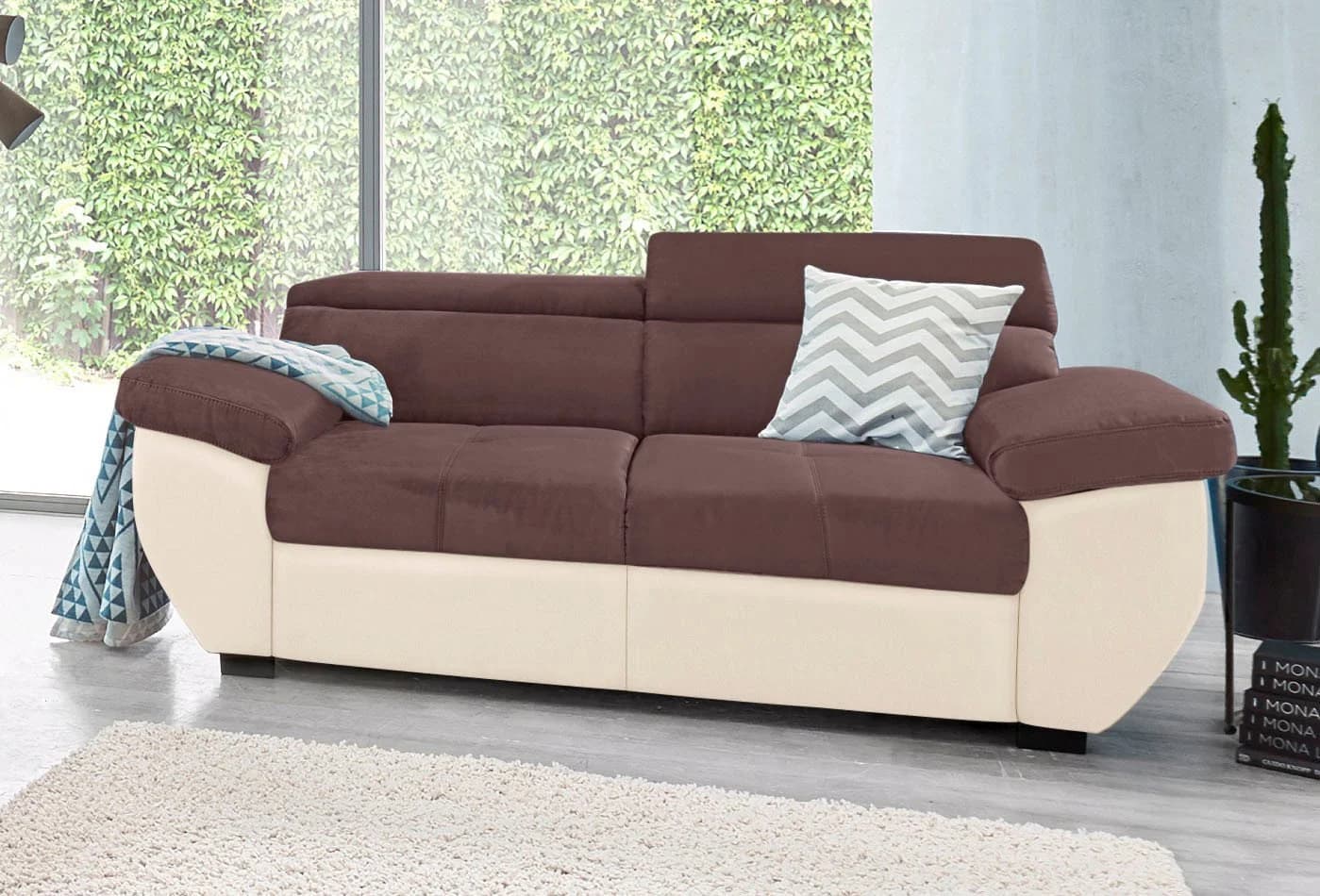 COTTA 2-Sitzer Sofa Speedway mit Kopfteilverstellung - Bild 2