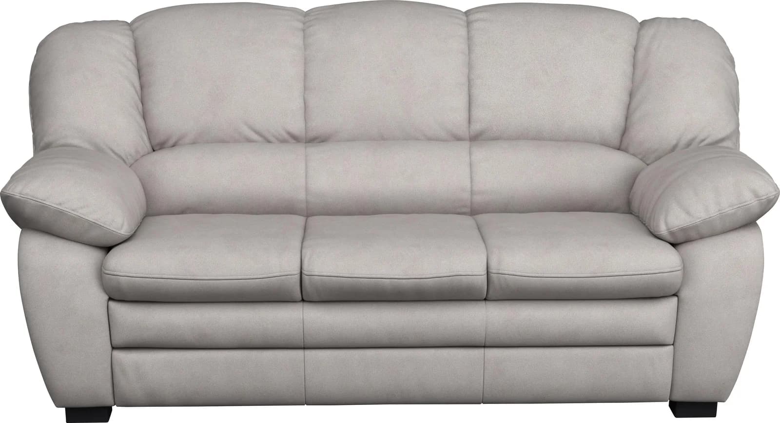 COTTA Casino 2,5-Sitzer Sofa Snow Weiß Microfaser